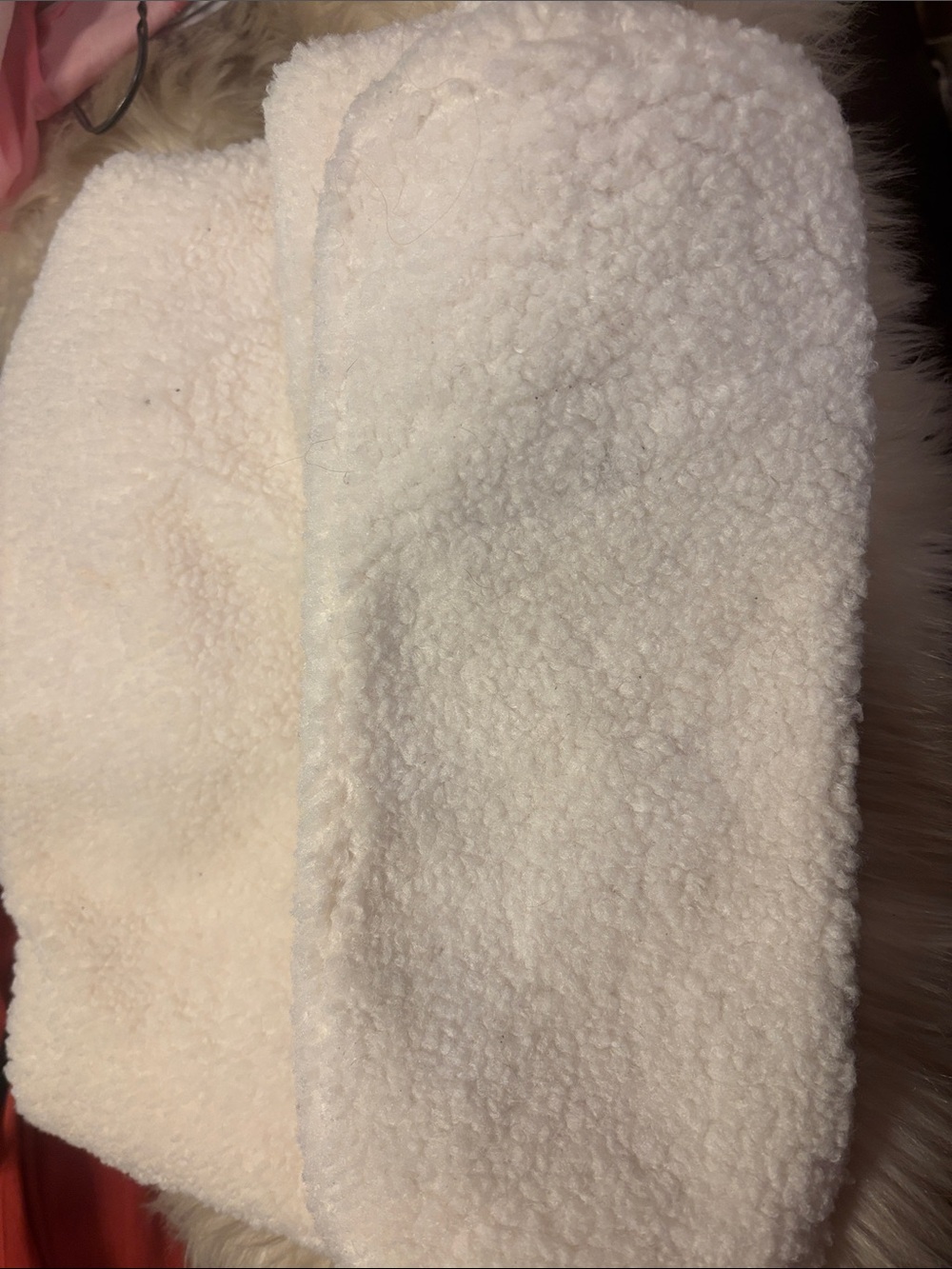 LOFT Off-White Sherpa Tote Bag - Picture 5 of 6